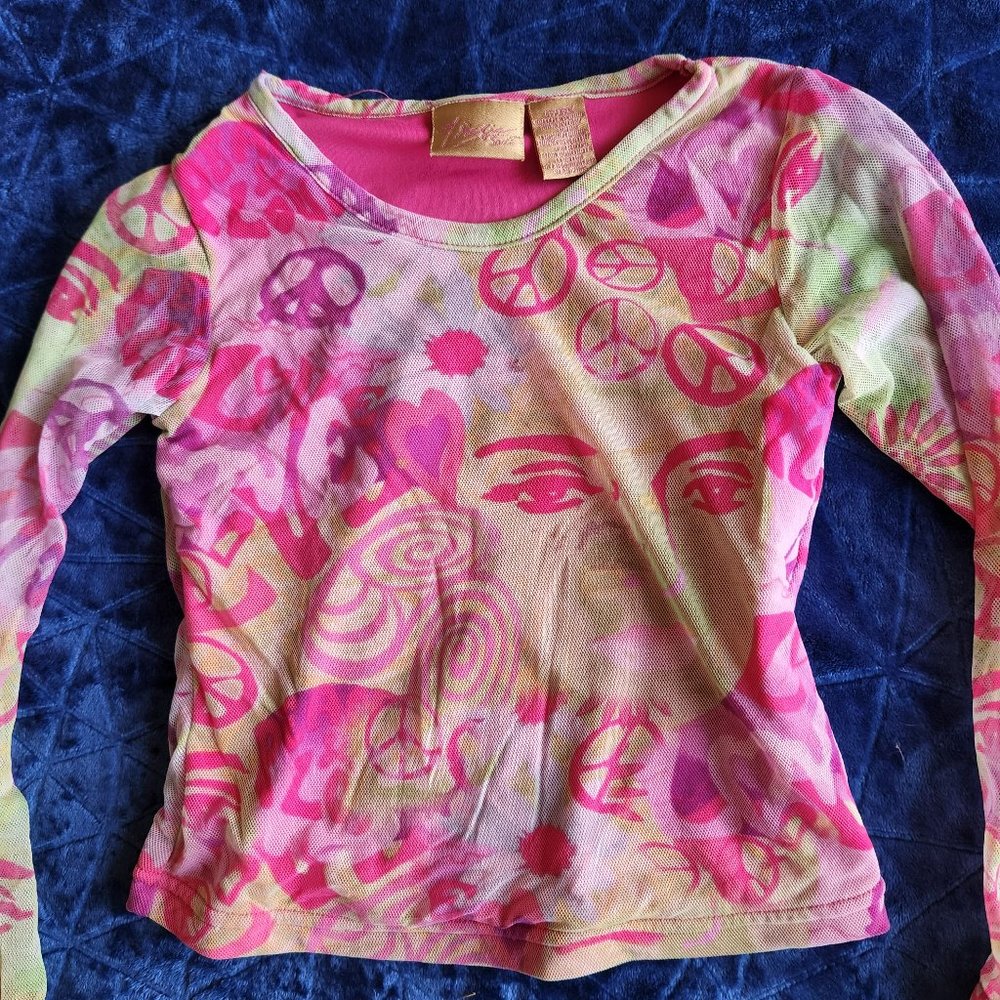 Thalia Sodi Vintage Hippy shirt 6/6x